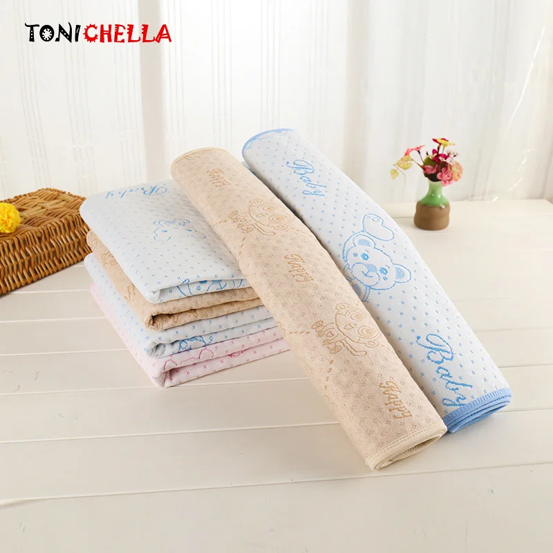 Buy 70*100cm Newborn Diaper Changing Pads Soft Cotton