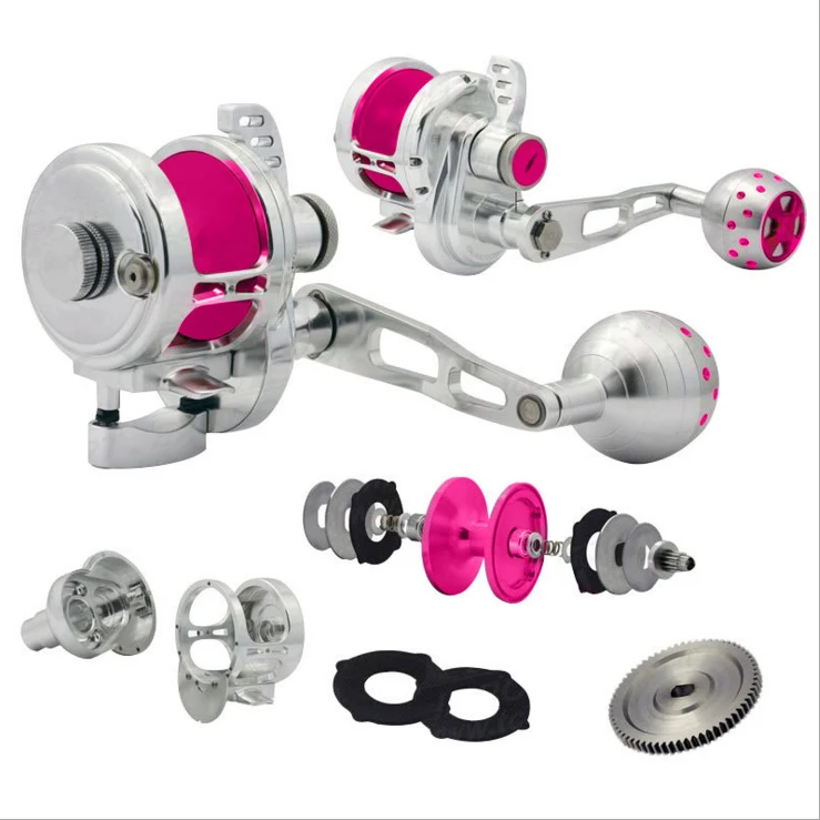 Carretel de Metal Tambor de Pesca Carretel de Pesca 9 + 2bb Completo Barco Roda Lento Jigging Corrico Pesca Ferro Mar Arraste Potência 25-35kg - 13 9 + 2bb carretel de metal completo