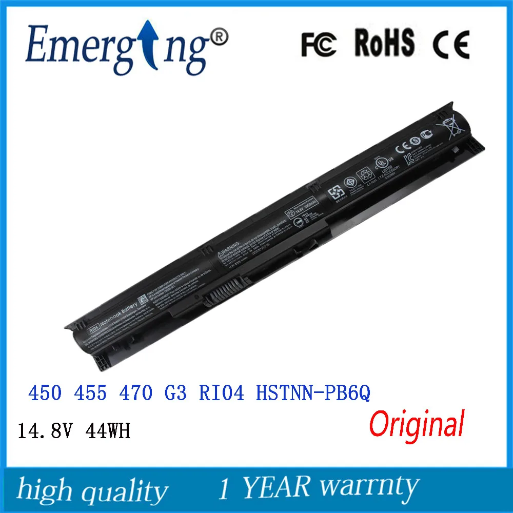 14 8 V 44Wh новый оригинальный аккумулятор для ноутбука HP proBook 450 455 470 G3 G4 HSTNN PB6Q RI04 TPN