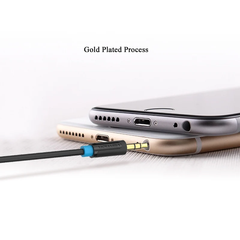 Vention Male to Male 3.5 mm to 6.35 mm Adapter Aux Cable for Mixer Amplifier Gold Plated 3.5 Jack to 6.5 Jack 3m 5m 10m Aux Cabo