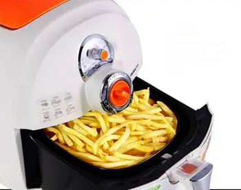 

Household Air Fryer 220V Electric Deep Fryer Large Capacity French Fries Making Machine Multi-functional Cooker DF-1500