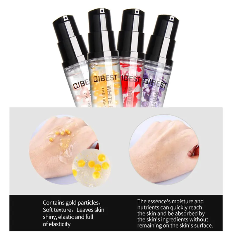 QIBEST эссенция Gold Pearl праймер для лица восстанавливающая сыворотка из Королевского