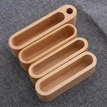 Деревянный ящик для хранения, органайзер, Визитная кличка, Футляр для карт, Круглый Угловой Держатель, хорошее качество