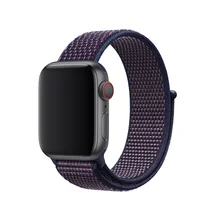 2018 Nova Nylon Loop para A Apple Relógio Series4 40mm/44mm Macio Respirável Tecido Nylon Strap Fit For relógio maçã Series3 38mm/42mm