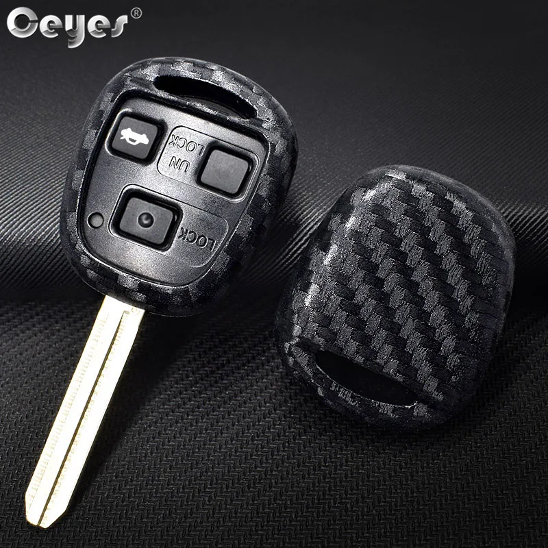 Ceyes 3 кнопки автомобильный Стайлинг ключ Чехлы аксессуары чехол для Lexus GX470 LX470 ES300 GS LS для Toyota Rav4 авто защитные оболочки