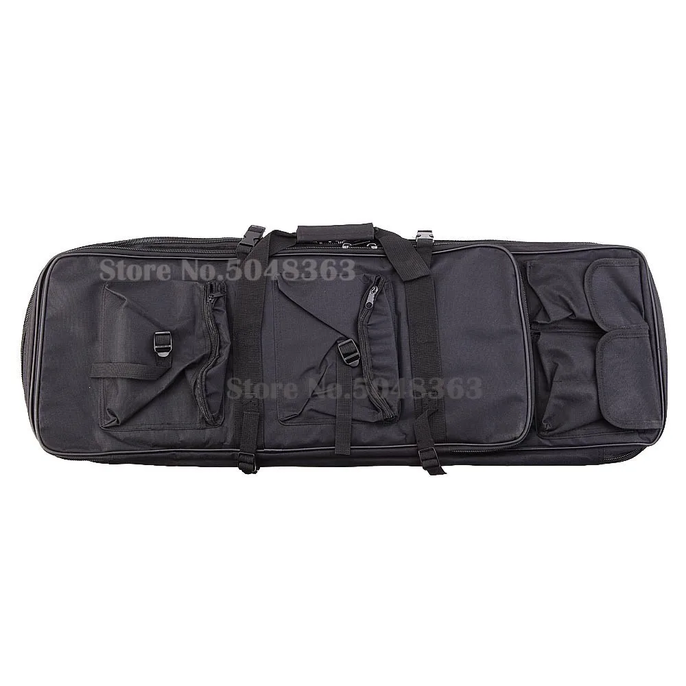 Black 85cm 85 100 120cm High Density Nylon Rifle Case Bag Tactical Military Carbine Soft Bag Airsoft Holster Gun Bag Rifle Accessories - Цвет: Black 85cm