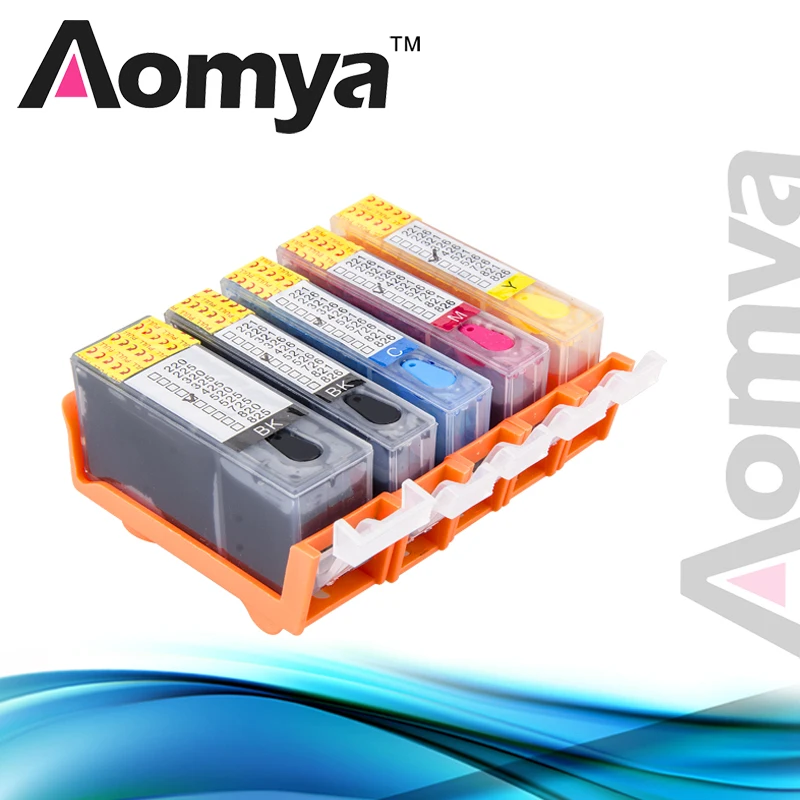 Full Ink Aomya Ink Cartridge PGI 220 cli 221 Compatible For Canon PIXMA