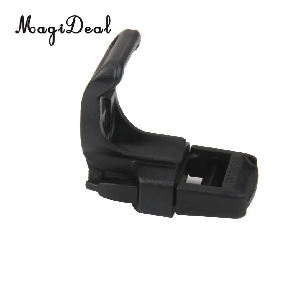 MagiDeal 4pcs Black Nylon Plastic Camping Tent Pole Fixing Split Buckles