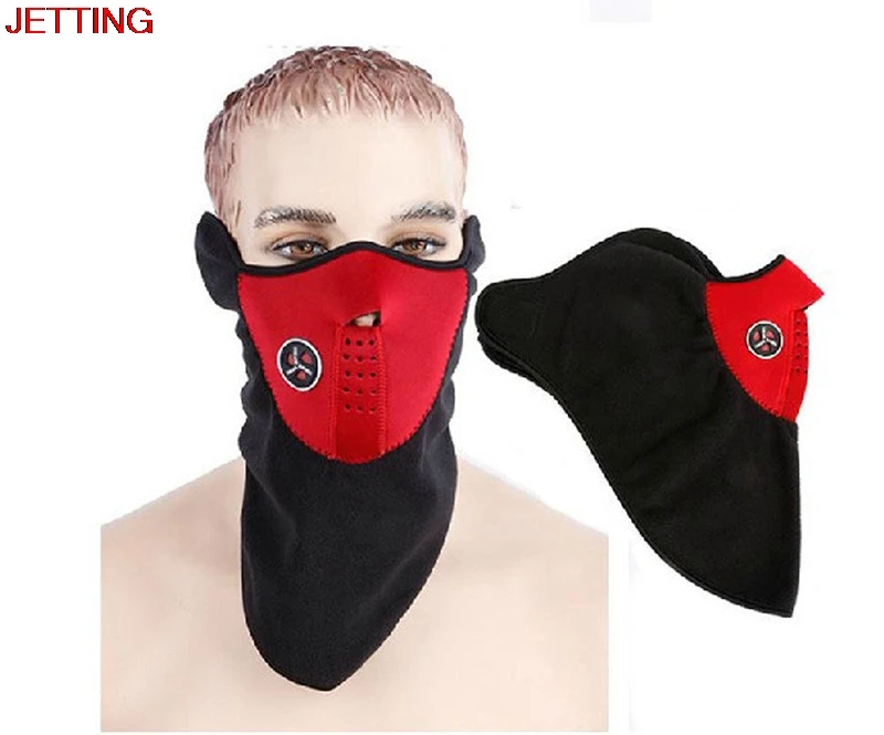 

JETTING 1Pc Cool Fashion Winter Dust Face Mask Windproof Neck Guard Warm Face Mouth Mask Protection Bicycle/Snowboard