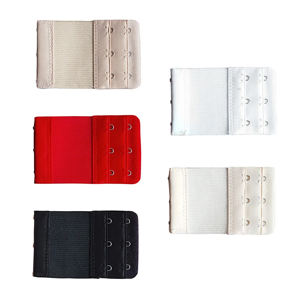 3pcs 3 Hooks 2 Rows Women Bra Extenders Strap Adjustable Intimates