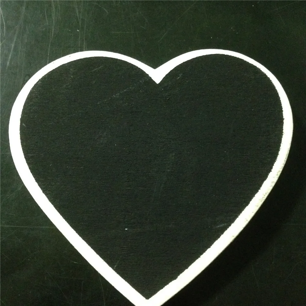 

Mini Heart Shape Chalkboard Only Blackboard For Message Wall Decoration Wood Craft 1000piece