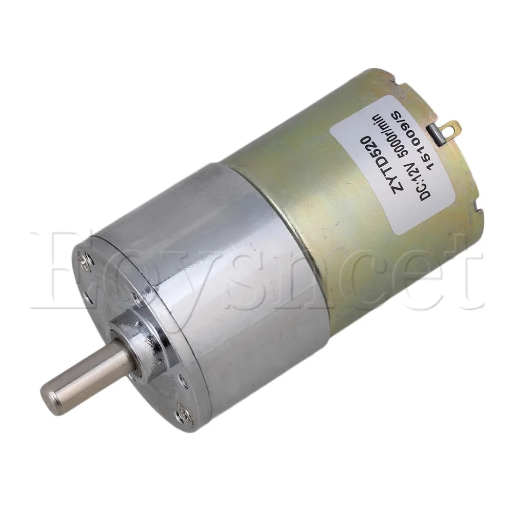 Diameter 37mm 12V DC 30 RPM Gear Box Speed control Electric Motor Low