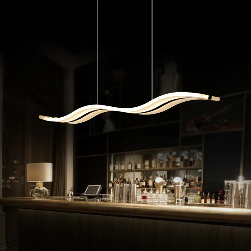 Modernas luces colgantes para comedor Cocina de acrílico suspensión