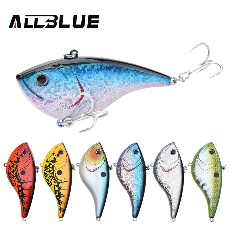 

ALLBLUE New Sinking Fishing Lure 21.2g/75mm Lipless Crankbaits Hard Artificial VIB Vibration Bait Variable Depth Fishing Tackle