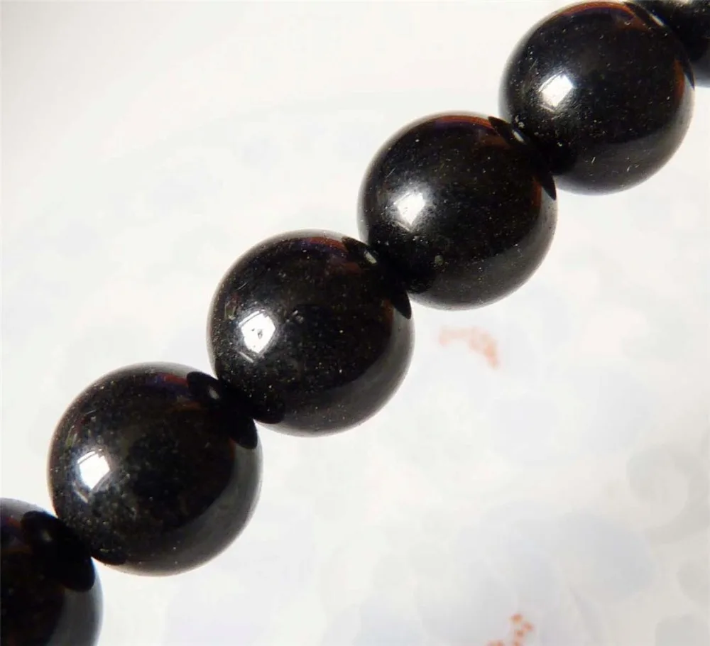 

Hot Fashion High-quality Beautiful 12MM Black Onyx Round Loose Beads 15" Wholesale and retail