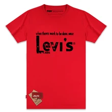2017 New Arrival Levi’s Fashion Men Clothing Breathable Men T-Shirt Quick-dry Men Short Sleeved Shirt High QualityWomen Clothing