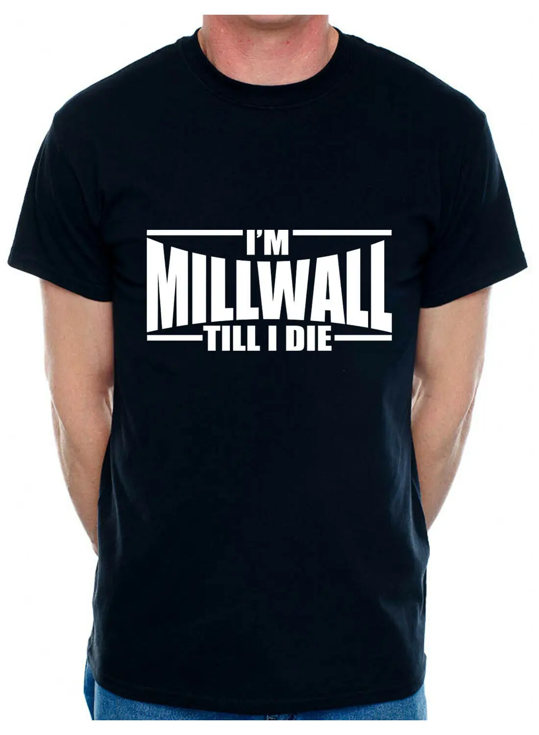 Millwall Till I Die football Fan забавная Мужская футболка подарок на день рождения 100%