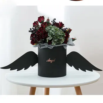 

Gift box Flower Arrangement Box With Lid Flower Bucket Florist Bouquet Rose Boxes Floral Gift Packaging Box Wedding DIY Decor
