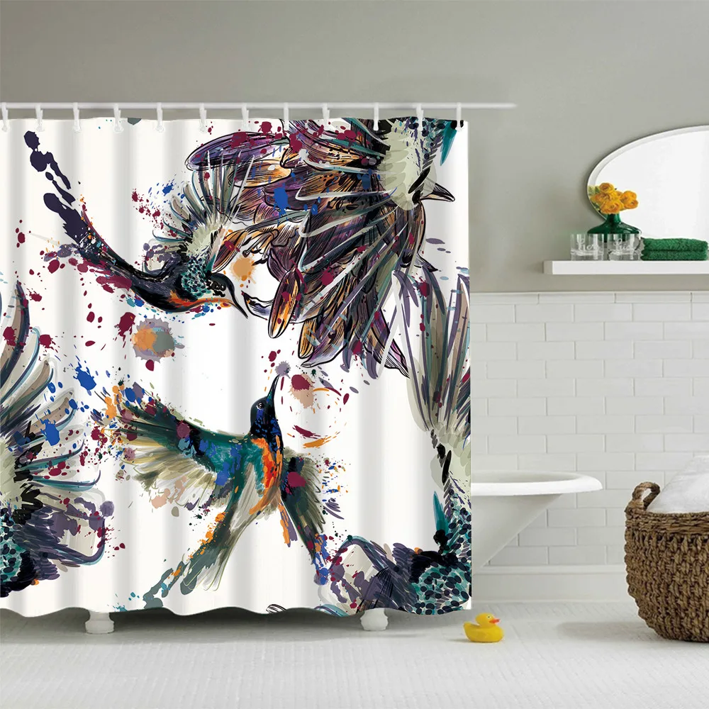 

Shower Curtains Spectacular bird bruce springsteen antideslizante ba era badewanne mattea Stylish Simplicity
