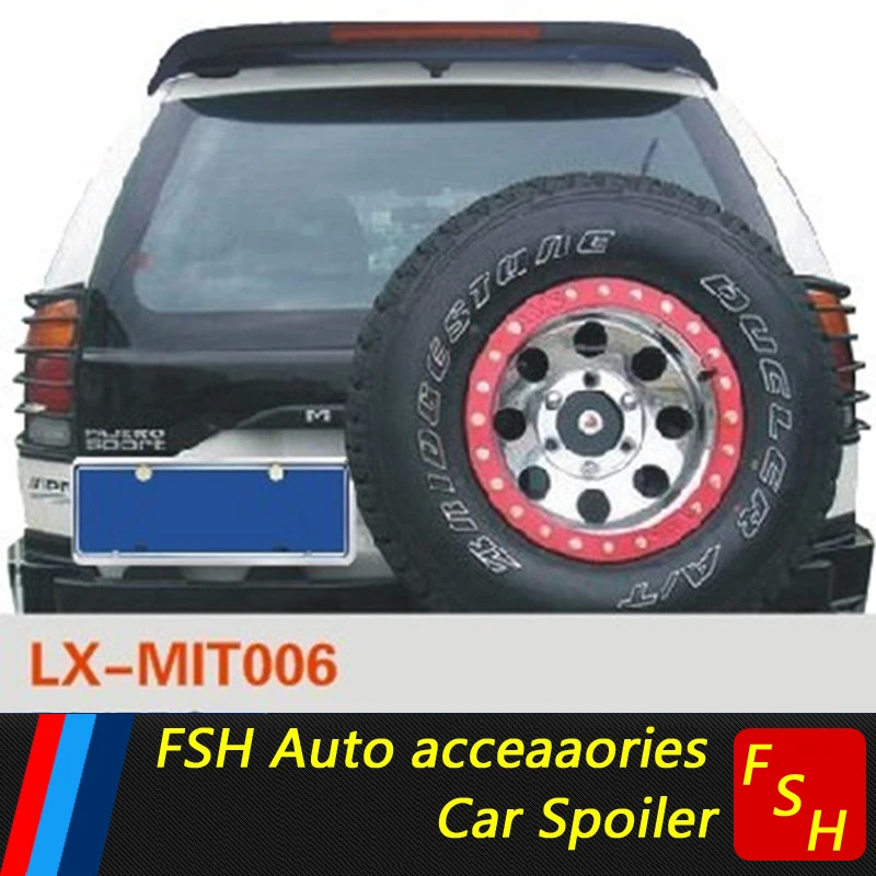 For mitsubishi pajero sport Spoiler ABS Material Car Rear Wing unpaint