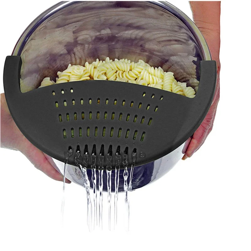 Пищевое масло слив силиконовый горшок кастрюля чаша Воронка ситечко кухня риса мытье дуршлаг кухонные гаджеты аксессуары инструменты для приготовления пищи