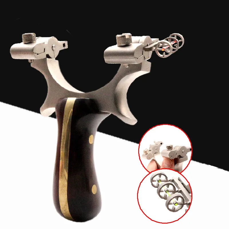 Buy Strong stainless steel wooden slingshot speed