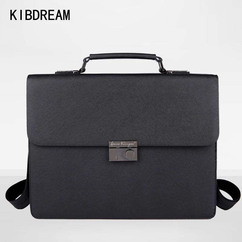 KIBDREAM Briefcase Men Messenger Bag Laptop Briefcase Malel Bag with