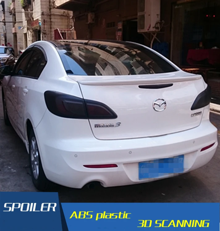 BMW M3 Style Trunk Lip Spoiler For Mazda 3 2009-2013 2nd Sedan