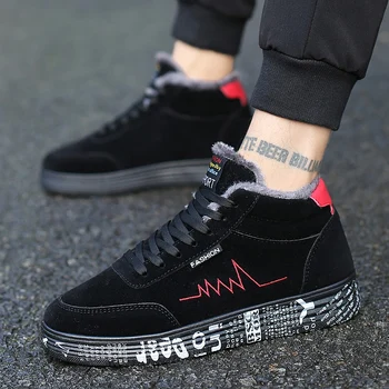 

New Men Casual Shoes Keep Warm Comfortable Trainers For Male Flats Leisure Men Shoes Youth Fashion Lovers Sneakers Size 27-66