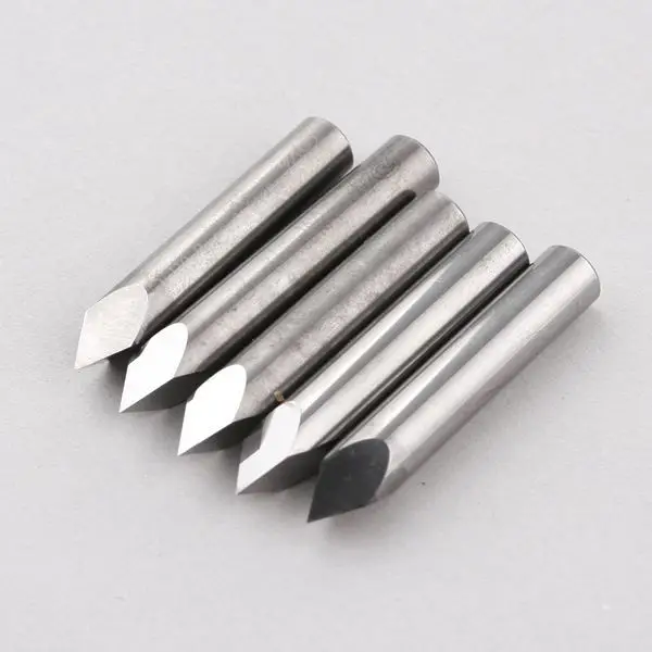 

5x 60 Degree 0.1mm 6mm Carbide Steel Router Pyramid engraving Bit