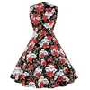 Vintage Skull Print Rockabilly Dress 1