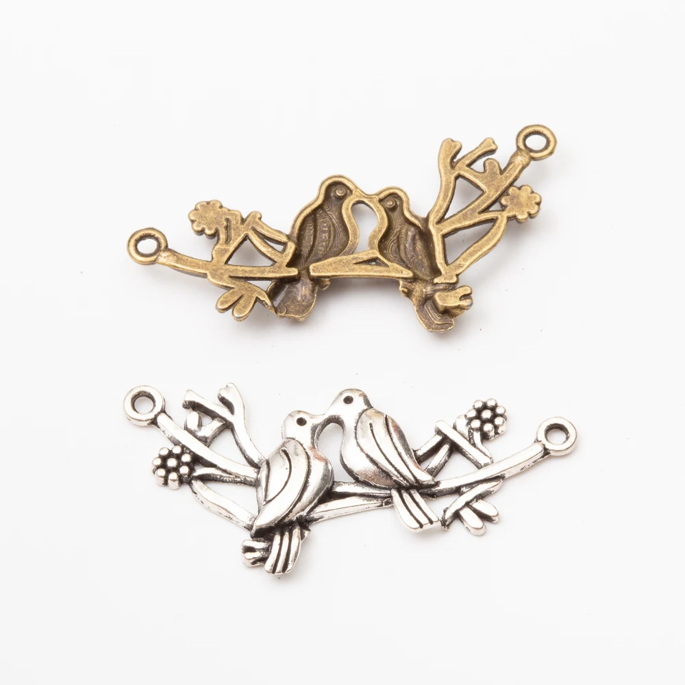 6pcs zinc alloy Animal bird Charms for Jewelry Making 5830in Charms