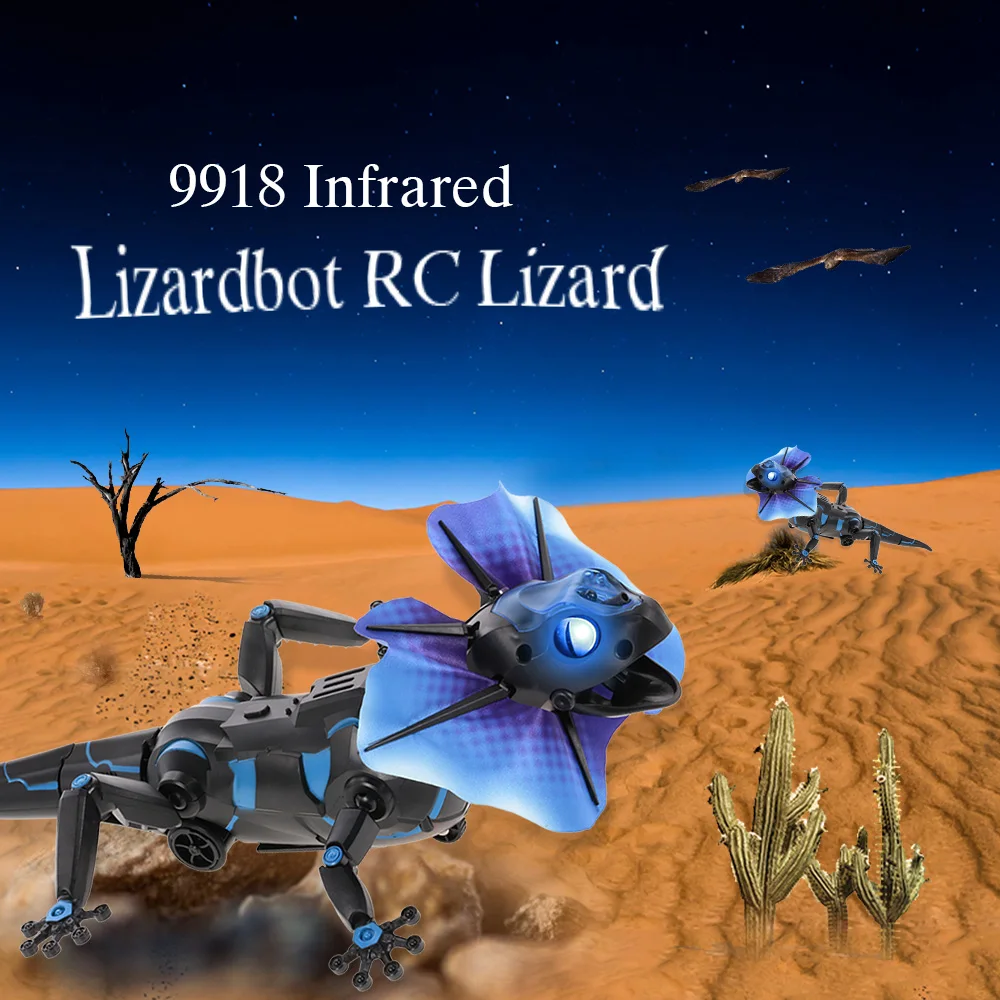 

Kids Toys 9918 Infrared Remote Control Lizardbot 4 Modes RC Lizard Radio-Controlled Toys for Children Brinquedos