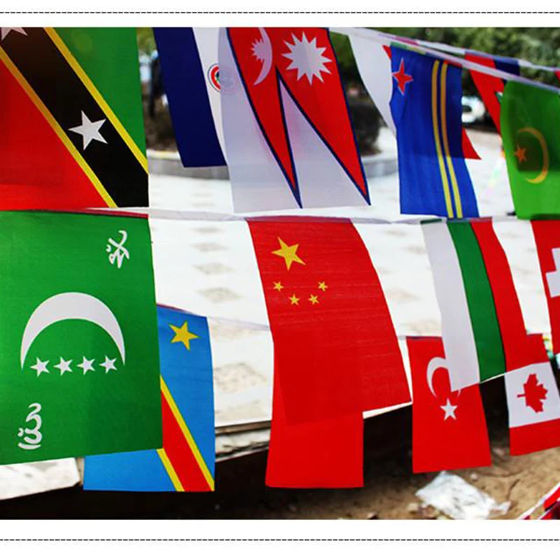 

Europe Countries Euro Cup Country Flag Bunting National String Flags Banner Football Event Garlands High