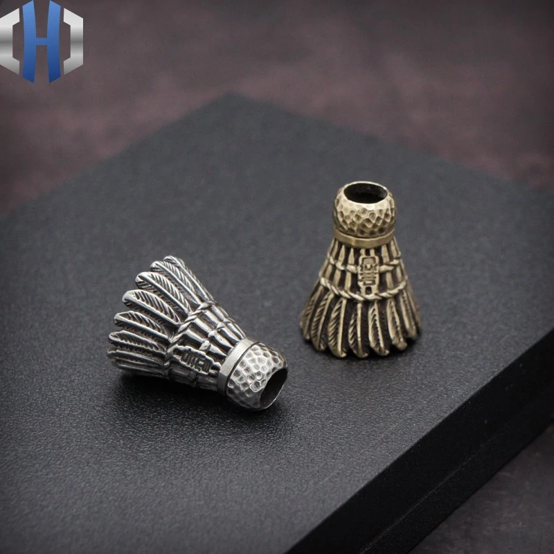 

Original Badminton EDC Umbrella Rope Knife Pendant Flashlight Handmade DIY Hanging Pendant Knife Beads