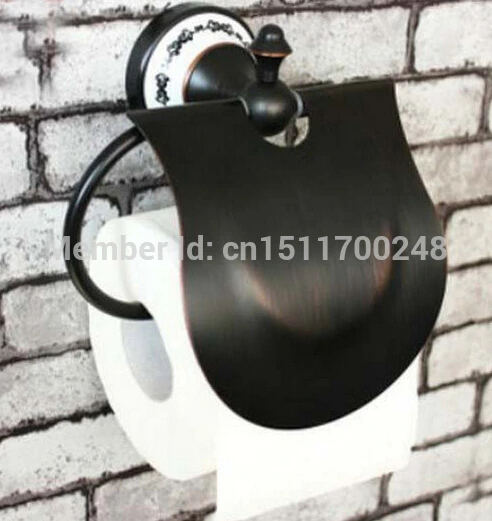 Bathroom Oil Rubbed Bronze Wall Mounted Toilet Paper Holder