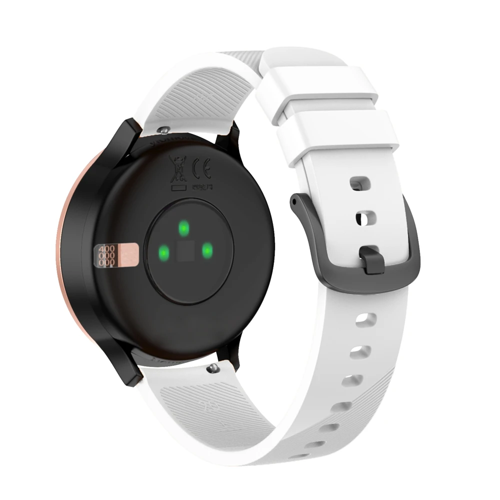 garmin vivomove hr sport white silicone strap smartwatch