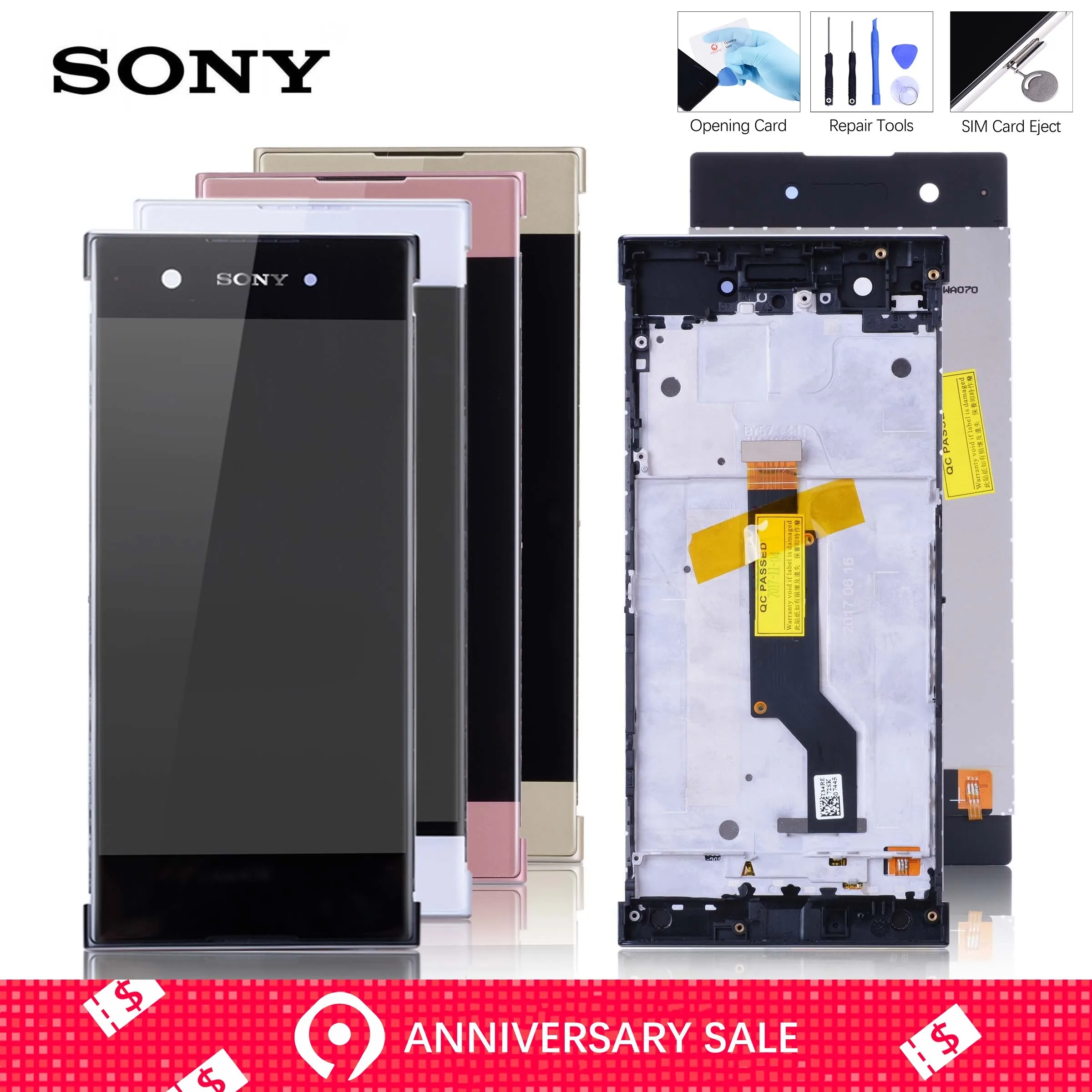 

5.0" Original Display For SONY Xperia XA1 LCD Touch Screen with Frame LCD for SONY XPERIA XA1 Display G3112 G3116 G3121