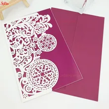10 шт на заказ с цветами лазерной резки свадебные приглашения Рождество/приглашение на день рождения свадебные приглашения открытки 9Z-SH834