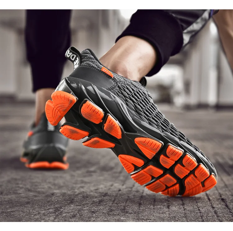 Летняя Легкая спортивная обувь для мужчин Новое поступление дышащая мягкая мужская Спортивная уличная прогулочная одежда для бега