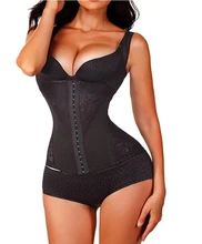 Strap Waist Trainer Full Body Shaper Hip Abdomen Slimming Shaper Control Bodysuits One-Pieces Siamese Corset Plus Size Shapewear