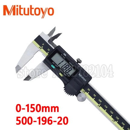 

1pc Mitutoyo Digital Vernier Calipers 0-150 0-300 0-200mm LCD 500-196-20Calipers Micrometer Electronic Measuring Stainless Steel