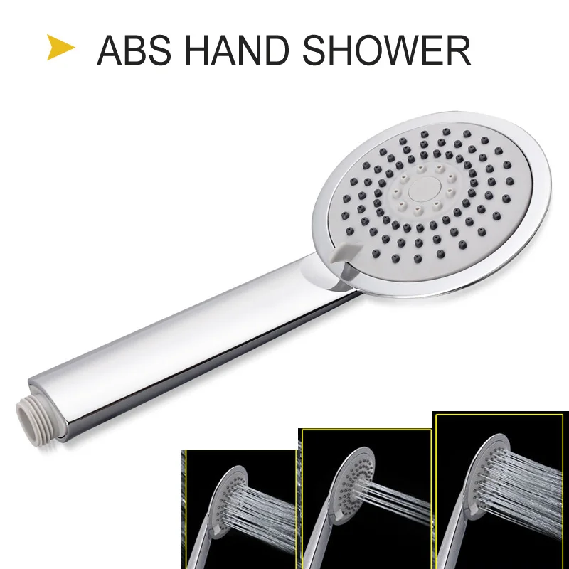 

Quality ABS Hand Shower Head Chrome Surface For Bathroom Use NEW 2018