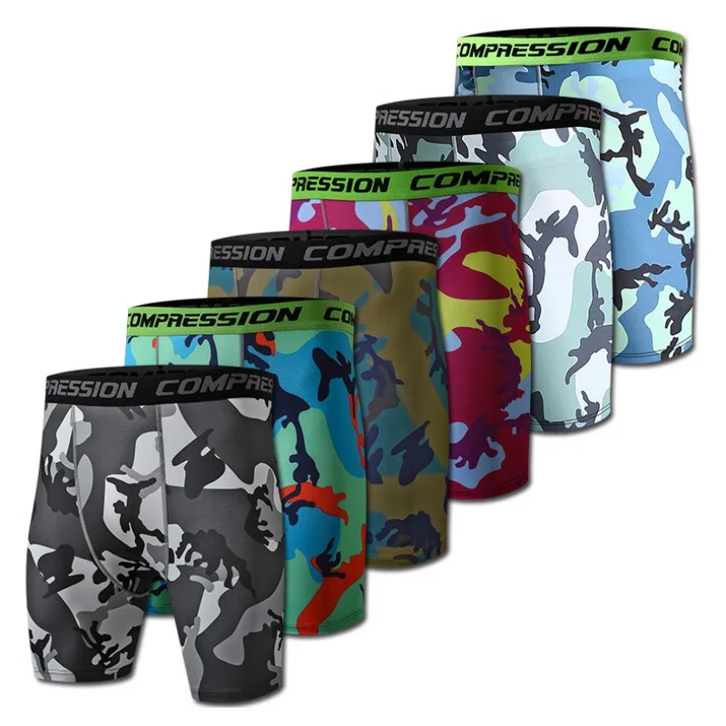 

Men Bodybuilding Shorts Fitness Workout Gyms Shorts Male Muscle Alive Elastic Compression Tights