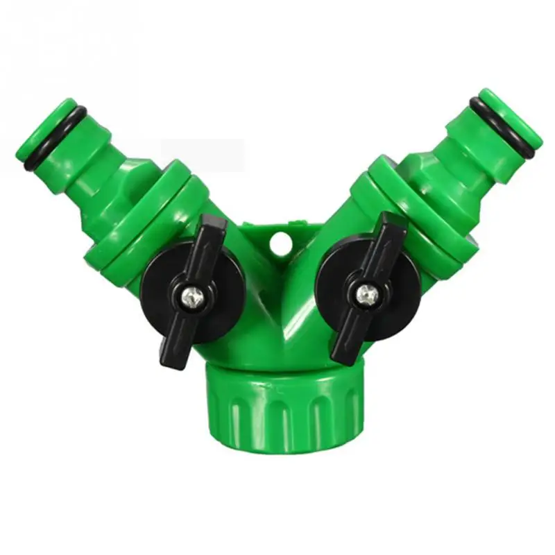 Высокое качество ABS пластиковый шланг инструмент 2 контактный разъем адаптера 2 способа крана садовые шланги трубы приспособления для резки