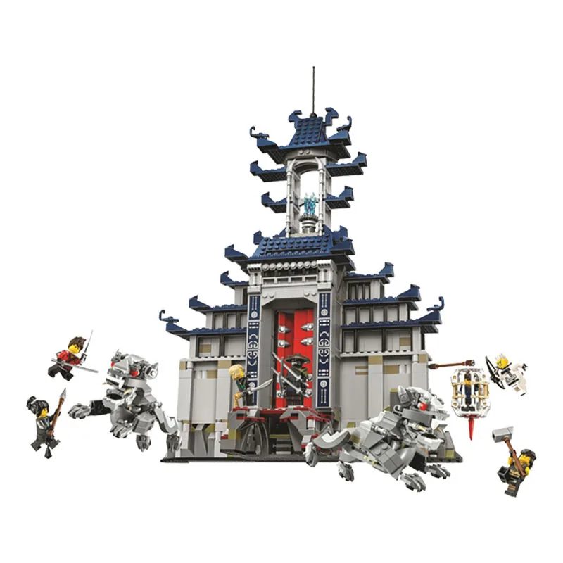

New 10722 Ninja series The Temple of The Ultimate Ultimate Weapon Model Building Blocks set Compatible 70617 Toys for children