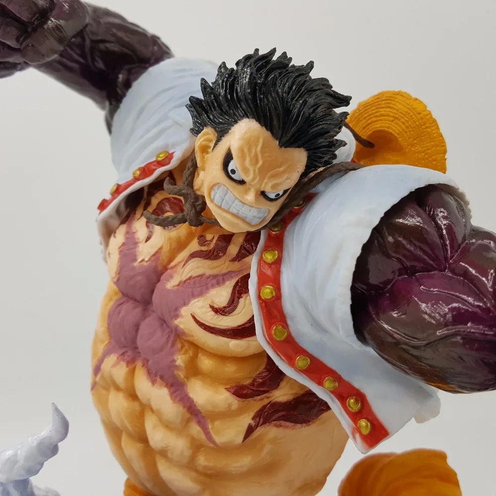 Цельная фигурка обезьяны D Luffy Gear 4 200 мм Аниме One Piece Луффи Зоро Санджи модель