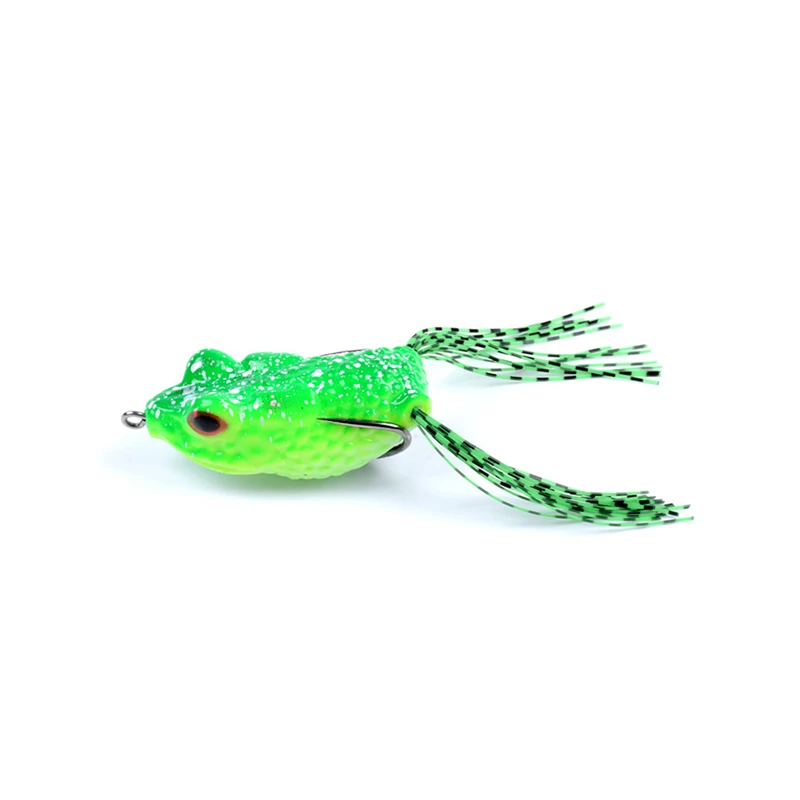 2019New 1pcs Soft Frog Fishing Lures Double Hooks 14g 5.7CM Top water Ray Frog Artificial Minnow Crank Soft Bait fishing tackle 2019New 1pcs Soft Frog Fishing Lures Double Hooks 14g 5.7CM Top water Ray Frog Artificial Minnow Crank Soft Bait fishing tackle