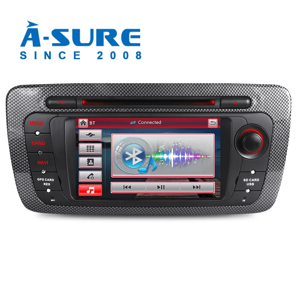 A sure 2 Din Car DVD Player For Seat 2009 2010 2011 2012 2013