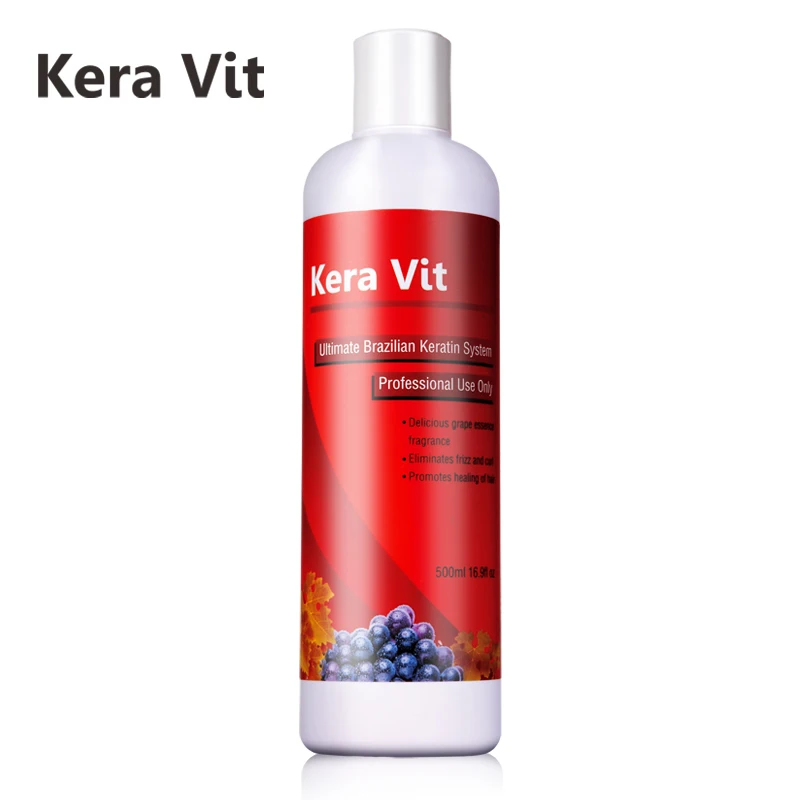 KeraVit лучшее выпрямление волос Продукт Бразильский 5% Кератиновое лечение прямые и гладкие нормальные вьющиеся волосы
